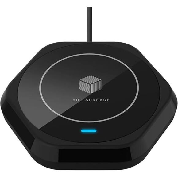 Smart Beverage Heating Plate Candle Wax Cup Warmer Electric Thermostat Coaster - Picture 7 of 7